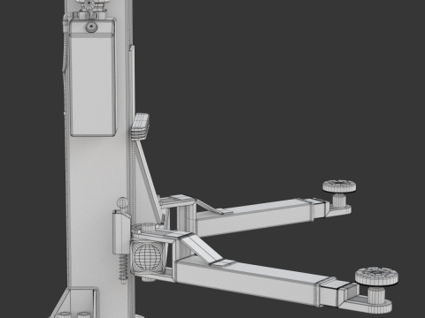 Car Lift Animation Modelo 3D
