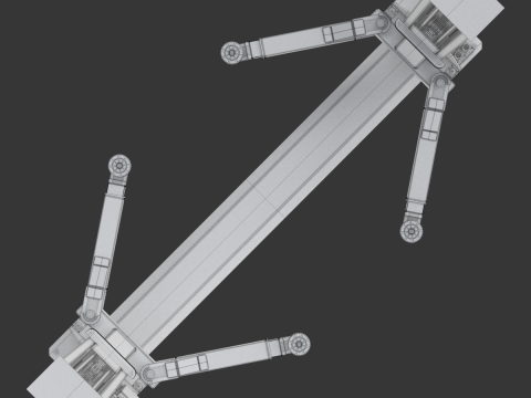 Car Lift Animation Modelo 3D