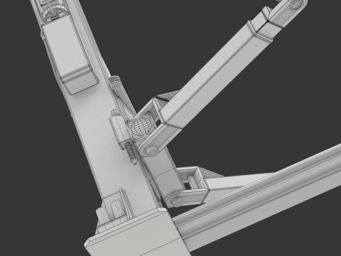 Car Lift Animation Modelo 3D