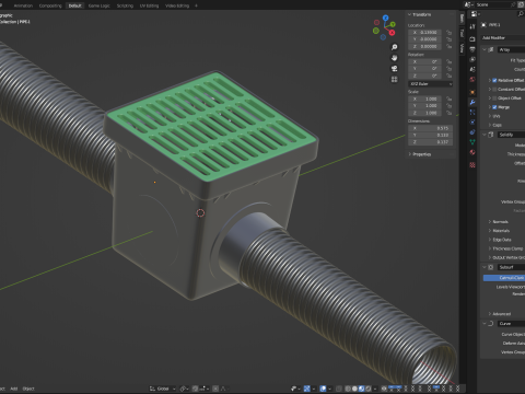 Catch Basin For Drainage 3D Model