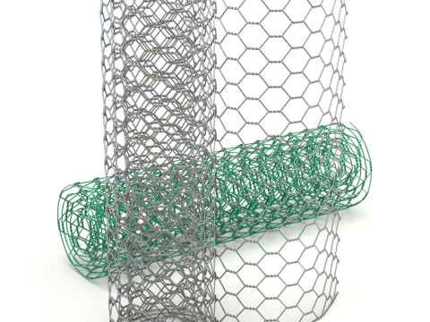 Adaptable Chicken Wire Mesh 3D Модель