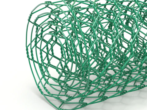 Uyarlanabilir Tavuk Hasırı 3D Model