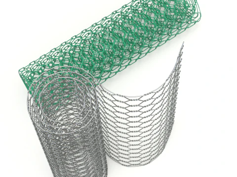 Uyarlanabilir Tavuk Hasırı 3D Model