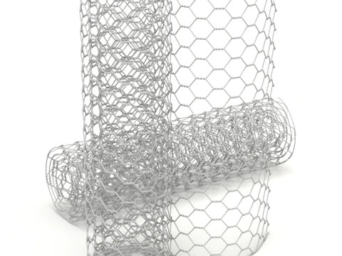 Uyarlanabilir Tavuk Hasırı 3D Model