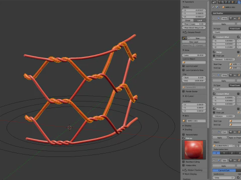 Uyarlanabilir Tavuk Hasırı 3D Model