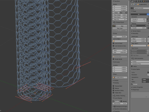Adaptable Chicken Wire Mesh 3D 模型