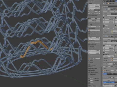 Uyarlanabilir Tavuk Hasırı 3D Model