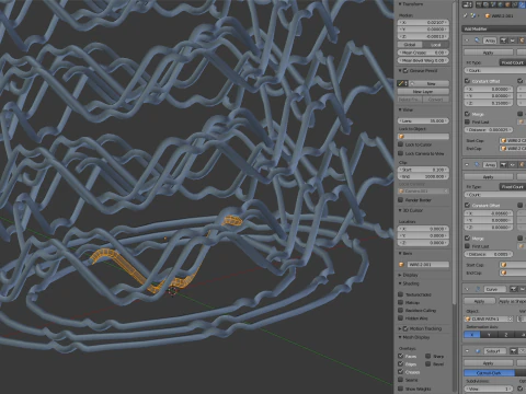 Uyarlanabilir Tavuk Hasırı 3D Model