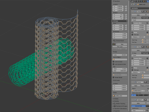 Adaptable Chicken Wire Mesh 3D 模型