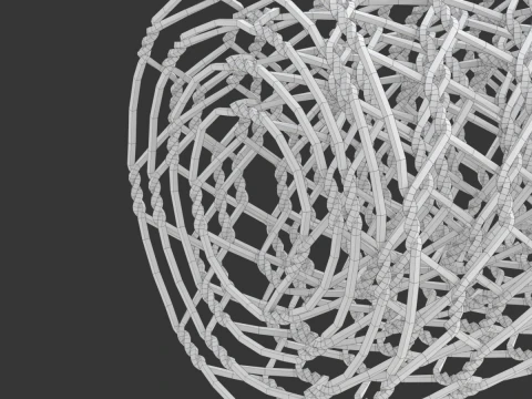 Uyarlanabilir Tavuk Hasırı 3D Model