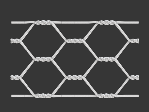 Adaptable Chicken Wire Mesh 3D 模型