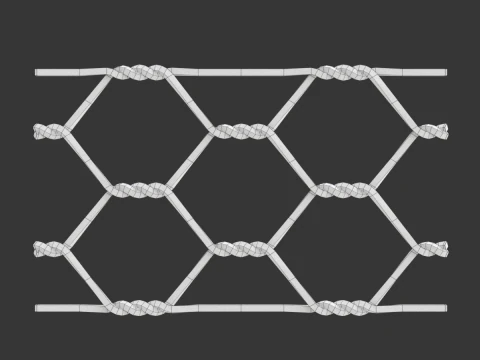 Uyarlanabilir Tavuk Hasırı 3D Model
