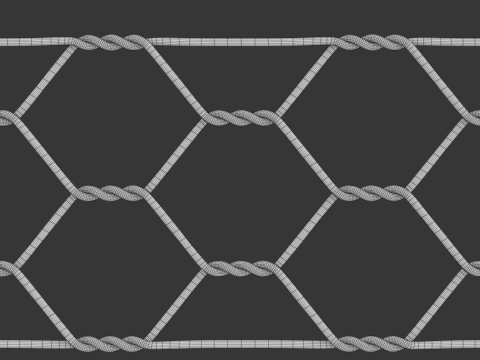 Adaptable Chicken Wire Mesh 3D 模型