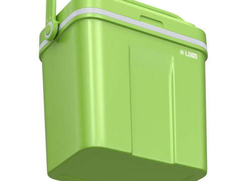 Cooler Box With Icepack 3D Модель