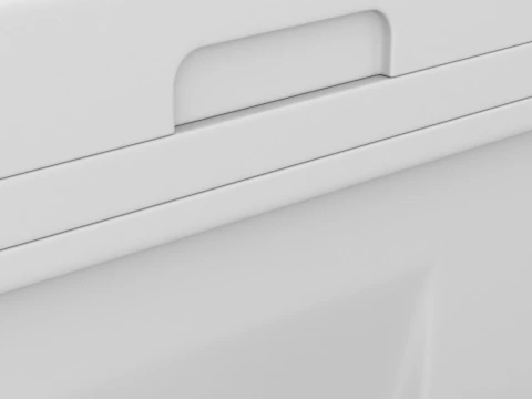 아이스팩이 포함된 쿨러 박스 3D 모델