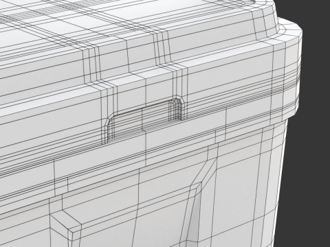 Cooler Box With Icepack 3D Модель