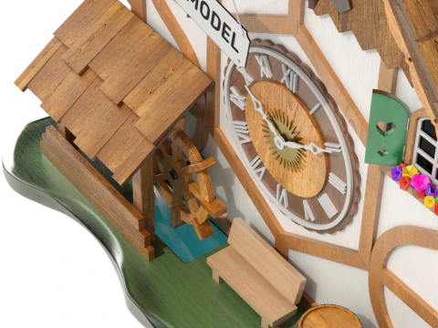 Cuckoo Clock 3D Model