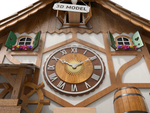 Cuckoo Clock 3D Model