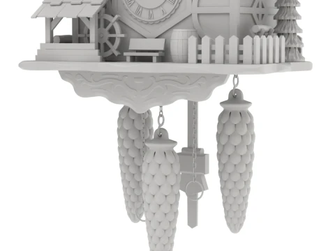 Cuckoo Clock 3D Model