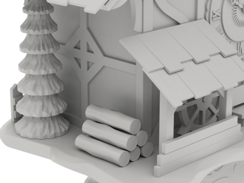 Cuckoo Clock 3D Model
