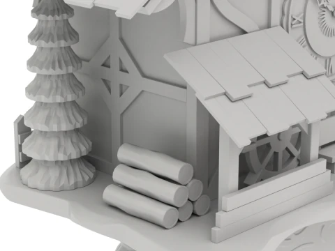 Cuckoo Clock 3D Model