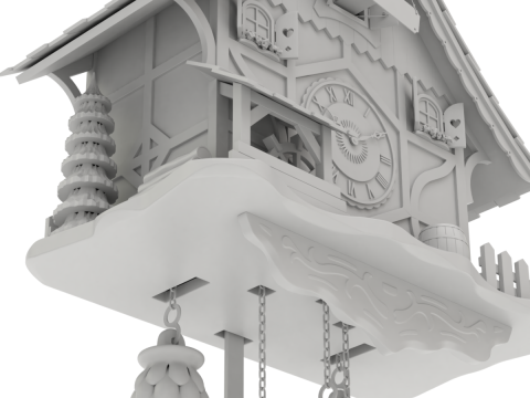 Cuckoo Clock 3D Model
