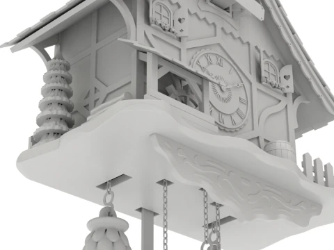 Cuckoo Clock 3D Model