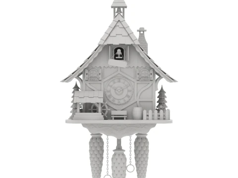 Cuckoo Clock 3D Model