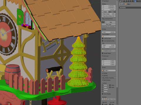 Cuckoo Clock 3D Model