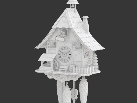 Cuckoo Clock 3D Model