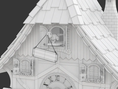 Cuckoo Clock 3D Model