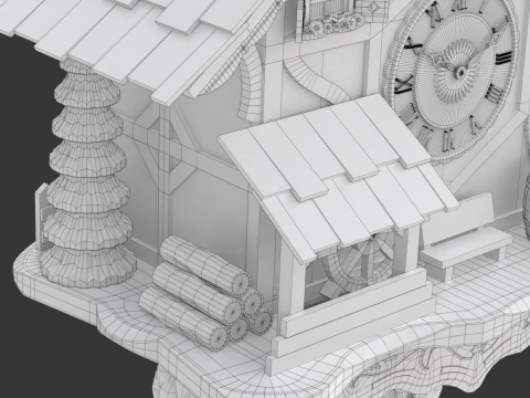 Cuckoo Clock 3D Model
