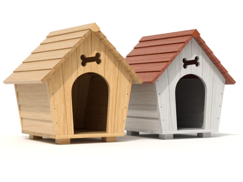 Dog House 3D Model