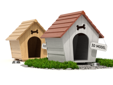 Dog House 3D Модель