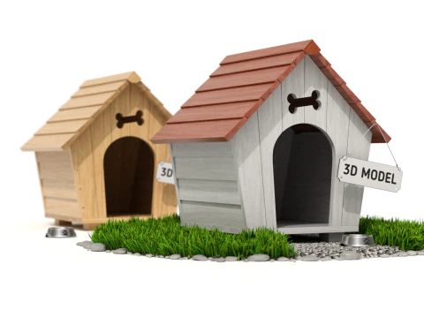 Dog House 3D Model