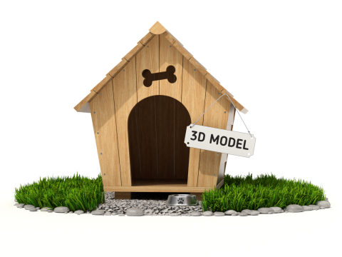 Dog House 3D Модель