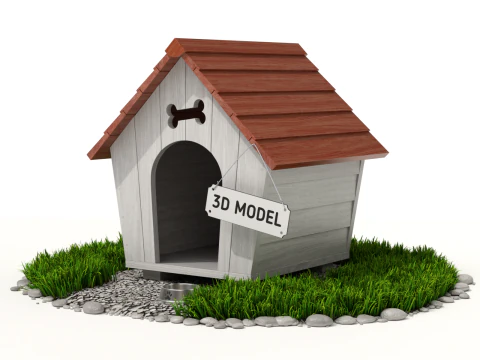 Dog House 3D Model