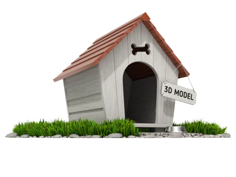 Dog House 3D Model