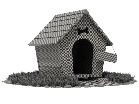 Dog House 3D Model