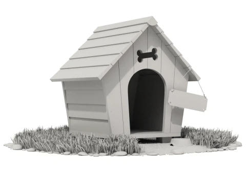 Dog House 3D Model