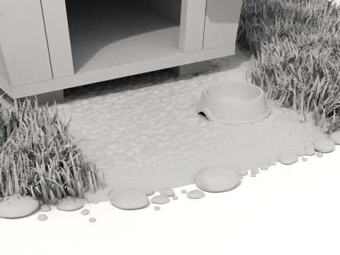 Dog House 3D Модель