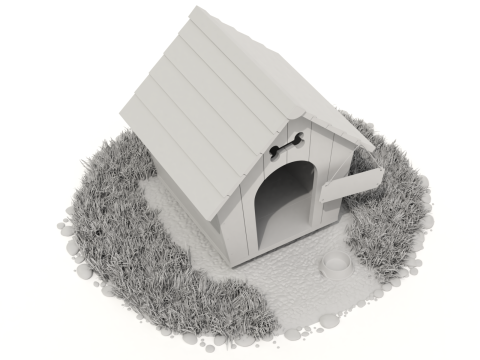 Dog House 3D Модель