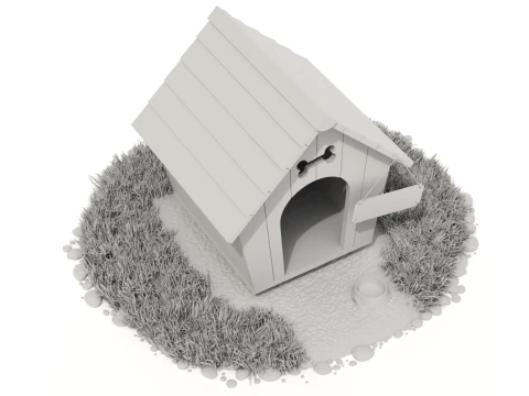 Dog House 3D Model
