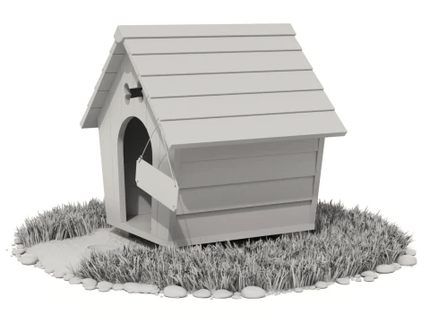 Dog House 3D Model