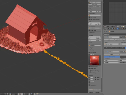 Dog House 3D Model