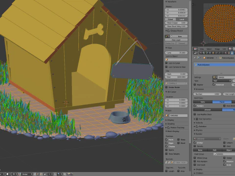 Dog House 3D Model