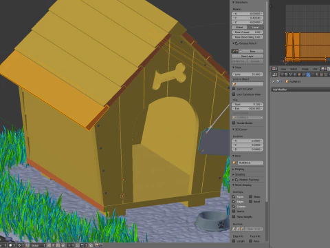 Dog House 3D Model