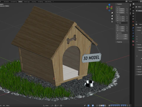 Dog House 3D Model