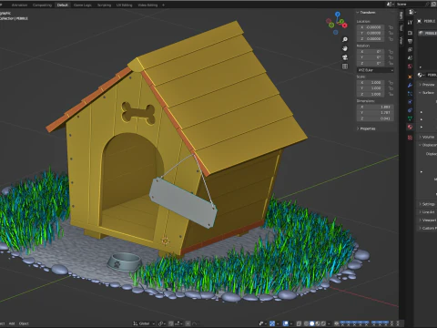 Dog House 3D Model