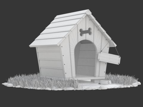 Dog House 3D Модель